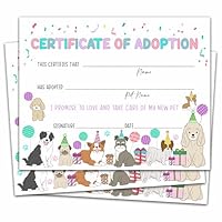 Cat Kitten Adoption Certificate, Colorful Cat Certificates Of Adoption, Adopt Cat Gifts For Cat Birthday Parties, Adopting A Pet Party Favors Supplies, 10 Pcs Pet Adoption Certificates -05 - View #6