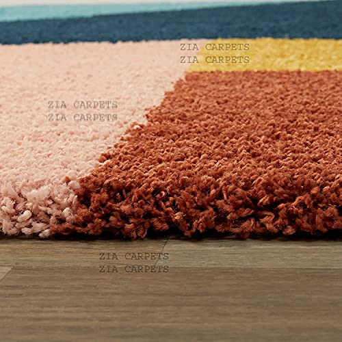 Image of Modern Quality Carpet /Trending Design Hand Woven Fluffy Rug /Mats for Bedroom /Dinning Hall /Living Room 2-inch Thick [Size 9x12 feet]