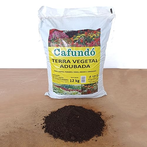 Terra Vegetal Adubada - 12 Kg