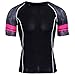 Produktbild Angebote,Neue Deals,Herren T-Shirt Ronamick Mann Trainieren Leggings Fitness Sport Gym Lauf Yoga Athletic Shirt Top Bluse (Schwarz, 3XL)