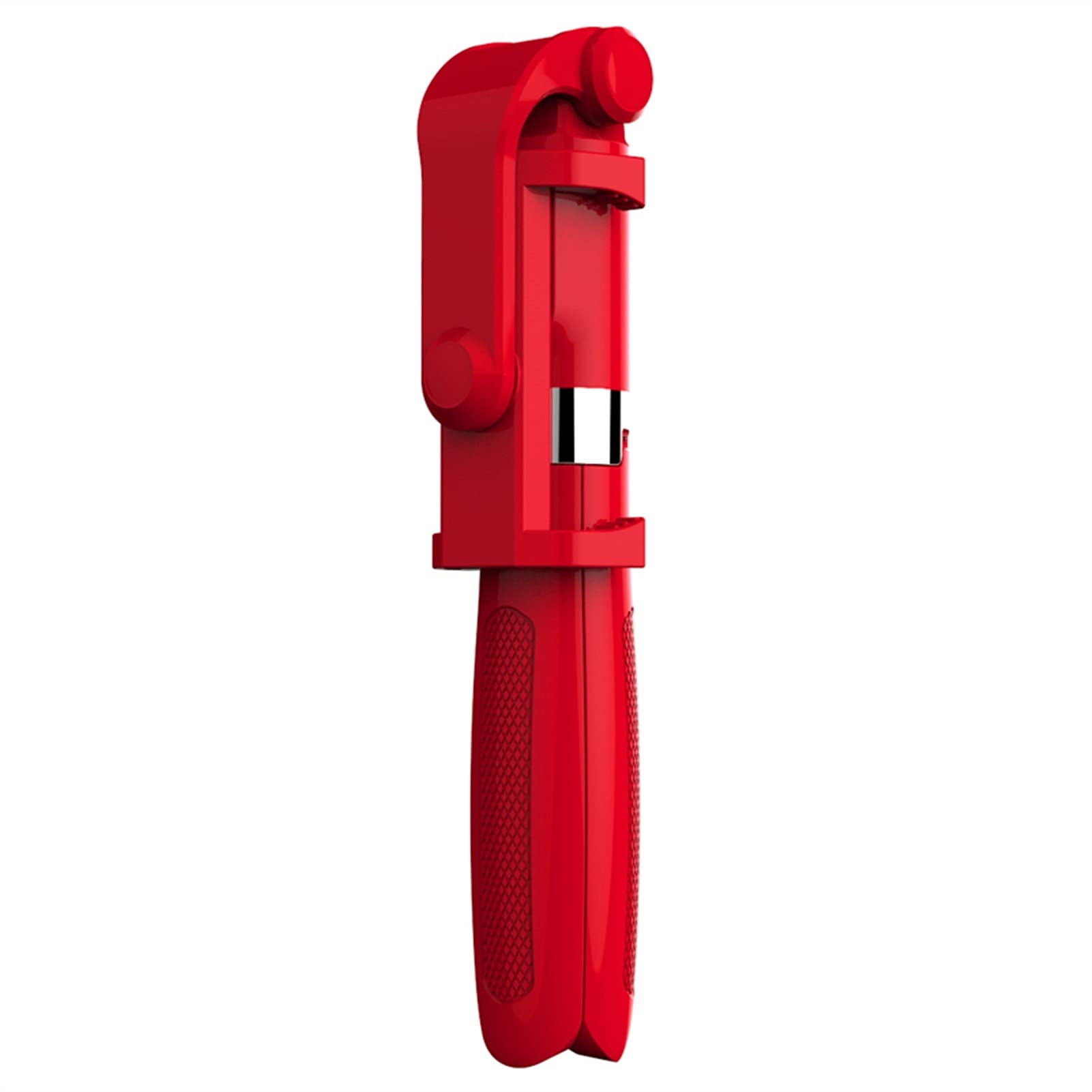 Perche à selfie trépied portable SCRUBY LHB99 rouge avec Bluetooth