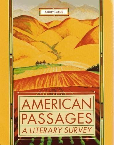 American Passages: A Literary Survey Study Guide 0393979393 Book Cover