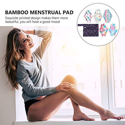DOITOOL Bambu Reutilizável Feminino de Algodão Feminino para Almofada de Pano Carvão Ao Ar Livre Men