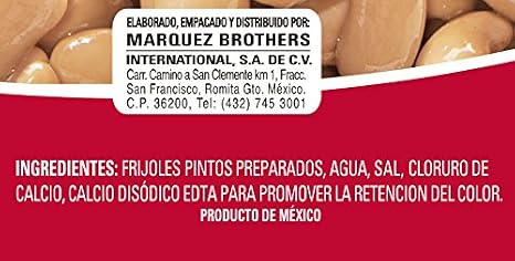 El Mexicano Pinto Beans 29 oz (Pack 12)
