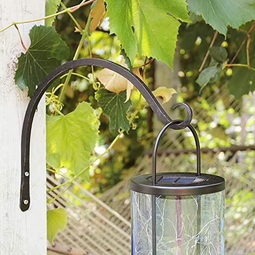 Achla Designs Tsh-05 Upcurled, 12-Inch Wrought Iron Wall Bracket Hook, Black #TOP4