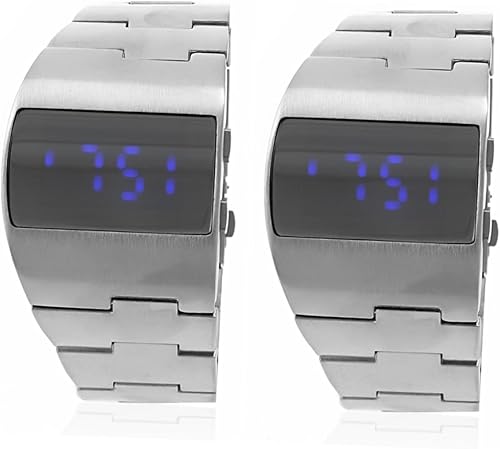 DOITOOL 2 unids Mens Relojes digitales smartwatch para hombres reloj digital relojes inteligentes para hombres reloj inteligente para hombre reloj