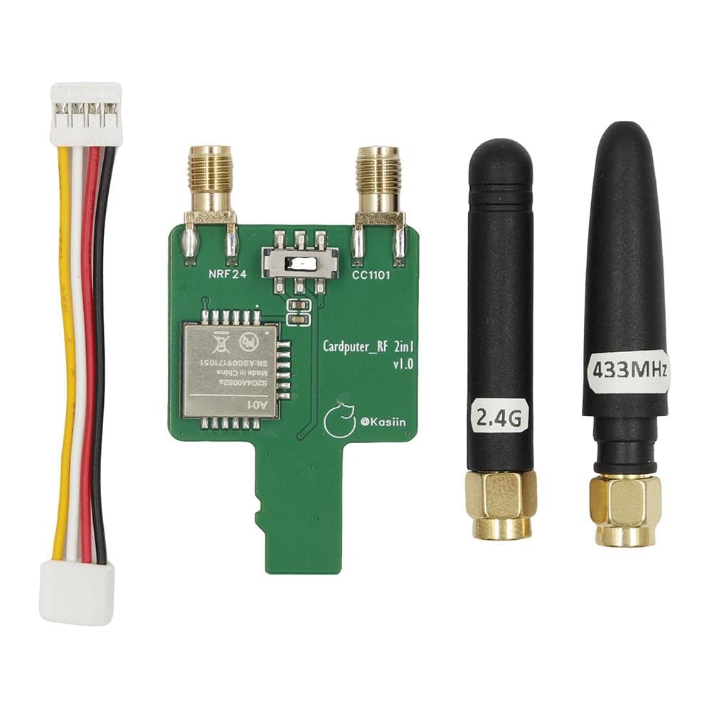 433MHz CC1101 NRF24 2-in-1 RF Module Development Board For M5Stack Cardputer, Supports S4K2 Bruce Port, and-Play Grove