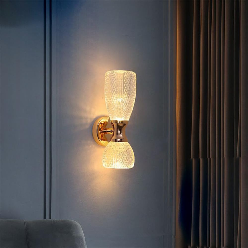 HYJAUSXB Wall Lamp - Modern Art Light for Living Room, Bedroom, Bedside, Staircase, Aisle and Corridor Luxury Design Home Hotel Decor