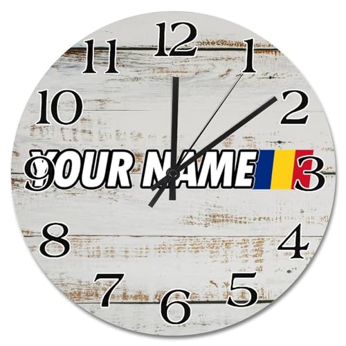 Horloge vintage Roumanie silencieuse pour cuisine et salon cosy - 2