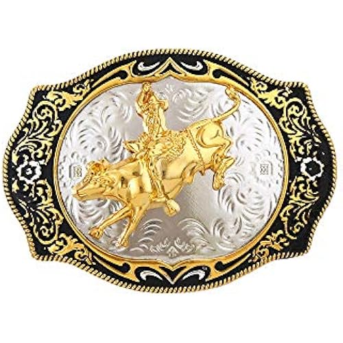 HUABOLA CALYN Bull Belt Buckle Men Western Cowboy Rodeo Small Bullfighting Belt Buckles for Women