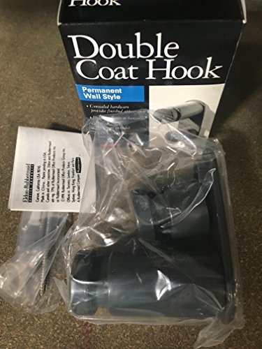 Eldon Over-The-Panel Double Coat Clothes Cubicle Hook, Graphite Grey (24418) #TOP2