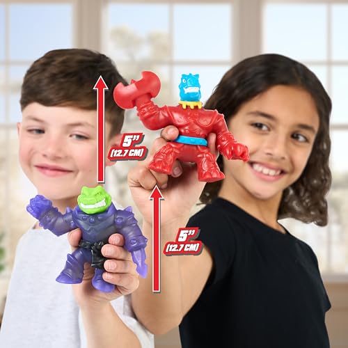 Heroes og GOO JIT Zu Versus Pack - Tyro vs. Rockjaw - Stretch Toy for Children 4+ Years. - Image 2