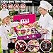 Kids Kitchen Toy Set, Kids BBQ Grill Playset with Smoke Sound Light, 2-Layer Barbecue Toy with Wheel, Simulation Cooking Interactive Toys, Kid Kitchen Playset, Christmas Birthday Gift for Boys Girls