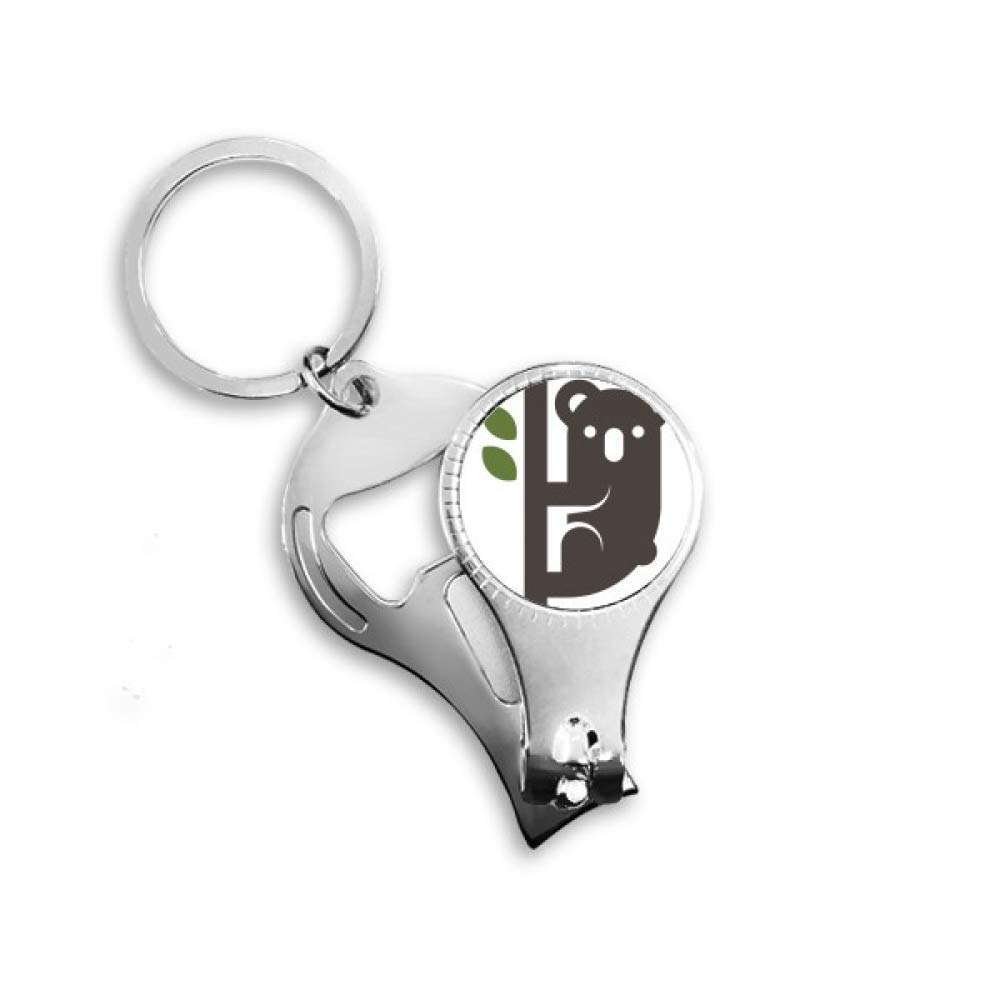 Porte-clés koala Australie avec coupe-ongles et décapsuleur original