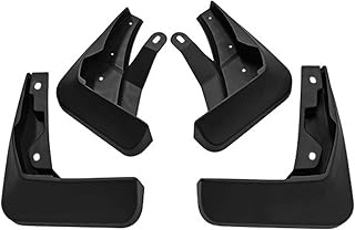 Mud Flaps 4Pcs Set, for Audi A6L 2016-2017 Vehicles All-Weather Splash Guards, Flexible Mudguards with Easy Installation for Front Rear Fender