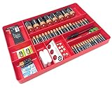 MLTOOLS Tool Drawer Organizer Tray - 10-Compartment Home & Garage Tool Tray - Stackable Workbench To