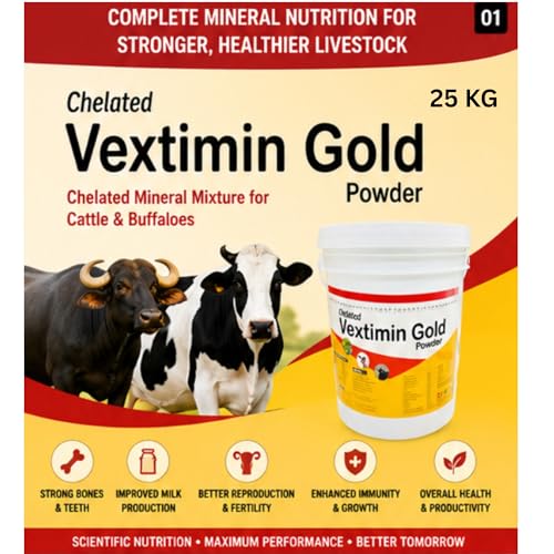 Image of CHEALATED Mineral Mixture VEQTIMIN Gold (25 KG Bucket)