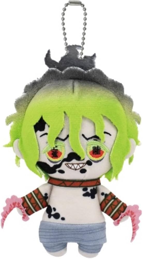 鬼滅の刃　妓夫太郎　ぎゅうたろう　寝そべり　ぬいぐるみ　マスコット 鬼滅の刃 妓夫太郎 ぎゅうたろう 寝そべり ぬいぐるみ マスコット