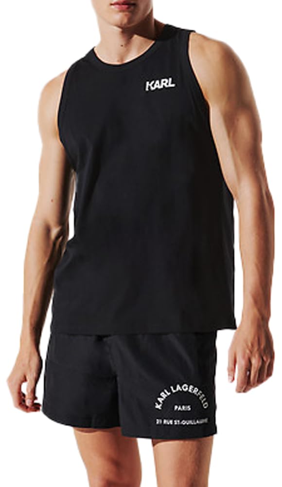 Karl Herren Karl Logo Tank Top T-Shirt