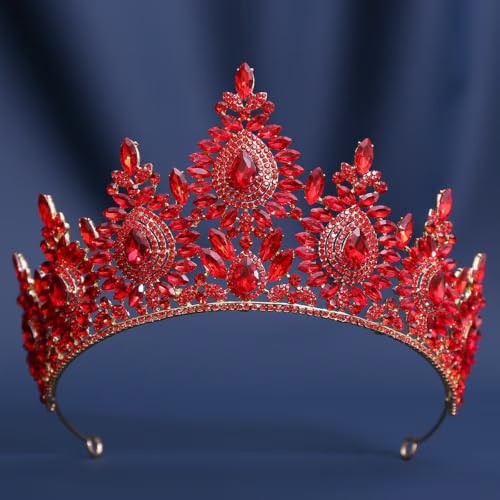 Tiara de novia para bodas barrocas y diademas de pedrería para novias 5