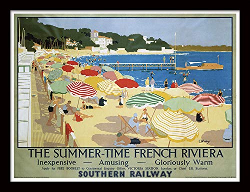 National Railway Museum French Riviera 30 x 40cm Memorabilia