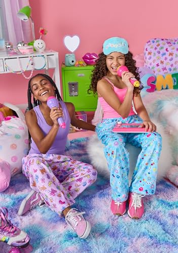 Image of iscream Big Girls Silky Soft Bold Print Plush Fleece Pants - Bold and Bright Collection