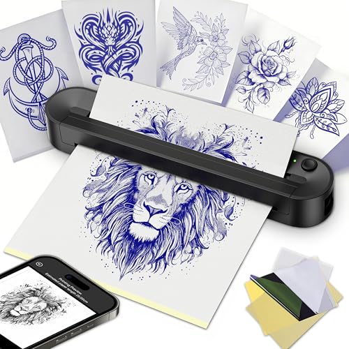 Bluetooth Tattoo Stencil Printer with USB-C Support