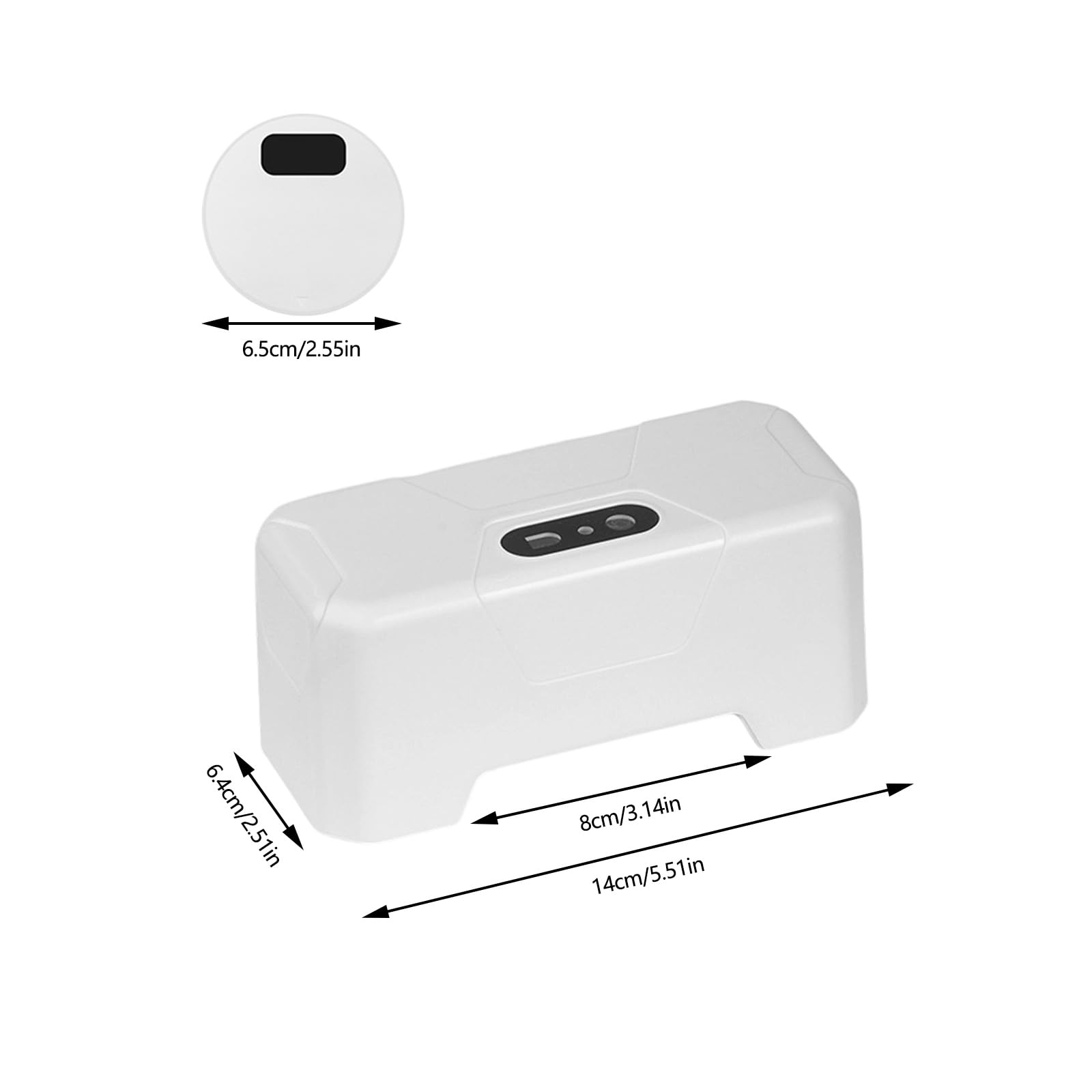 Bouton de chasse d'eau automatique avec fonctionnement silencieux