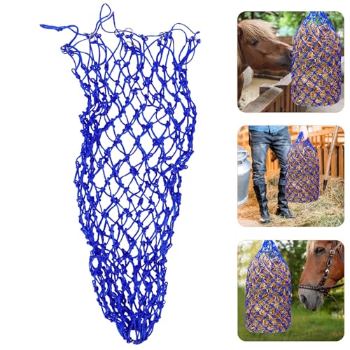 Toddmomy Saco Alimentador De Cavalos De Alimentação Lenta Saco De Feno De Cavalo Redes De Feno Reduz