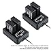 JJC NP-W126 NP-W126S Battery Charger USB Dual Slot for Fuji Fujifilm X-E5 X-M5 X-T50 XT50 X-T30 III II XT30 X-T20 X100VI X100V X100F X Half X-T3 X-T2 X-S10 X-E4 X-A7 X-T200 X-T100 X-H1 XPRO3 & More