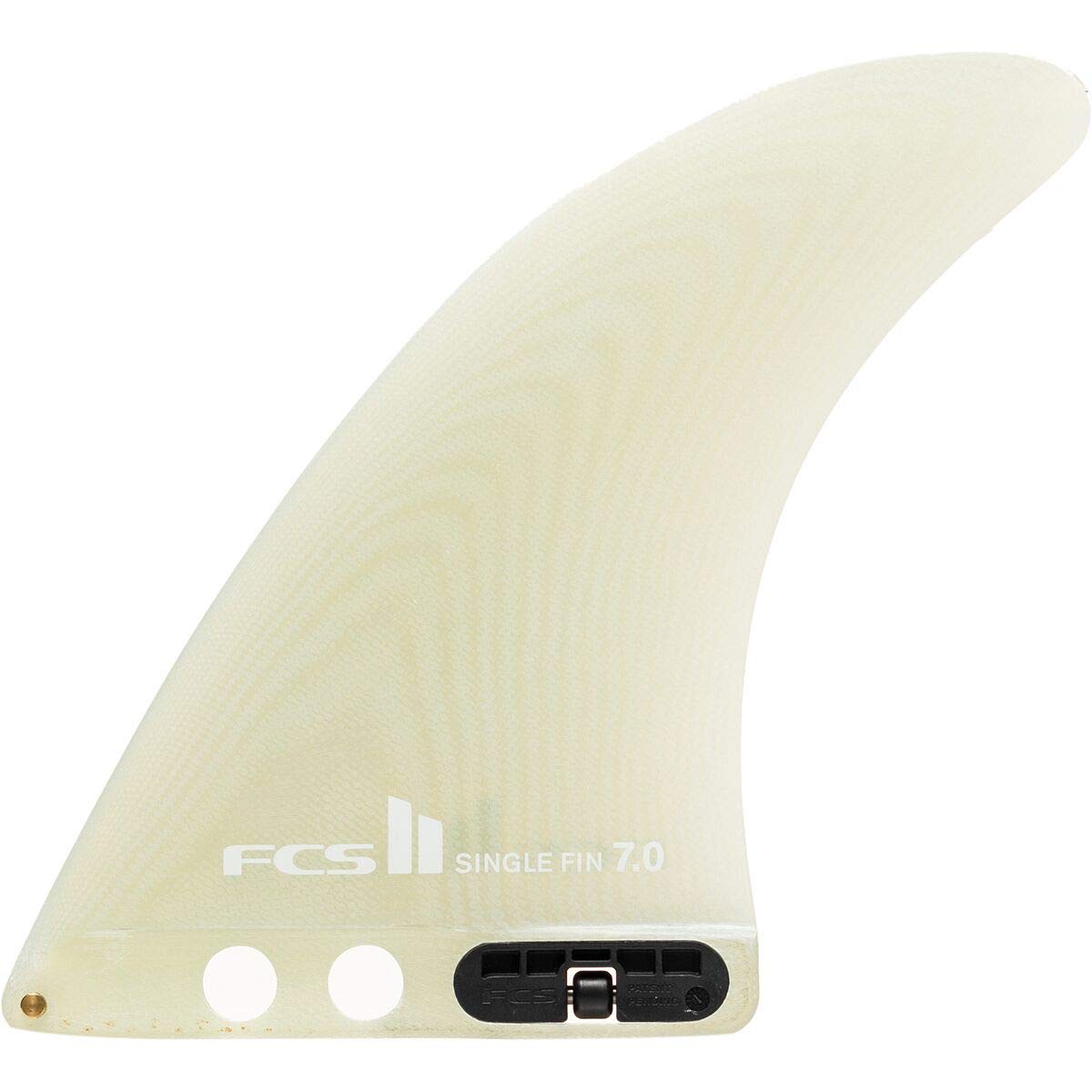 FCS II Single Performance Glass Longboard Fin - Clear