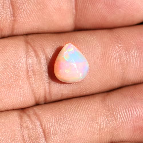 Opale de feu d'Éthiopie 11mm pour remplacer une pierre de bague abîmée