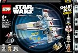LEGO Star Wars 75423 Smart Play : Le X-Wing Red Five de Luke - Jouet Interactif Tout-en-Un - Smart Brique, 5 Tags, 2 Minifigurines & Chargeur - Idée Cadeau pour Garçon, Fille dès 6 Ans ou Fan Adulte