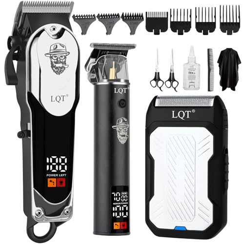 LQT Professional Cordless Hair Clippers for Men - LED Display