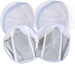 Bra Wash Bags, iDeep 3Pcs Thicken Mesh Lingerie Bra Washing Bag with Zipper for Washing Machine,Bra Laundry Bag for Bras Lingerie, Laundry,Stocking,Underwear and Delicates
