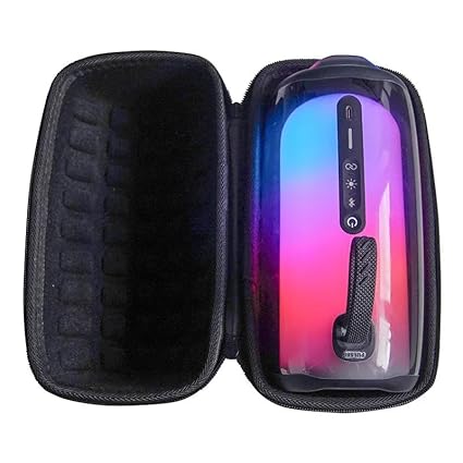 Mavro Hard Travel Case Cover Compatible with JBL Pulse 5 | Pulse 4 | Pulse 3 | Charge 5 | Charge 4 (Black Inside)