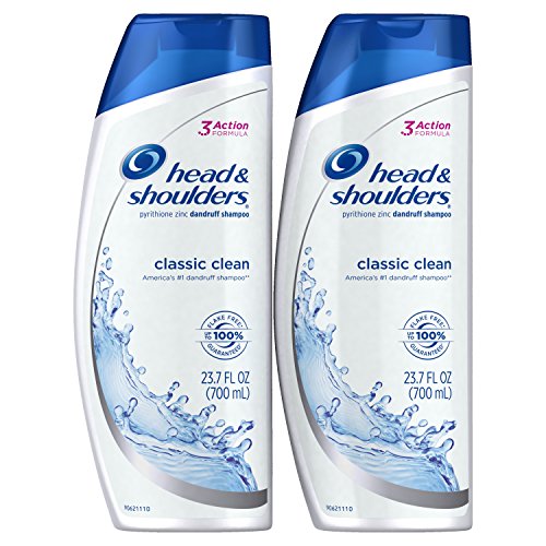 Head and Shoulders Classic Clean Anti Dandruff Shampoo, 23.7 Fl Oz (Pack of 2)