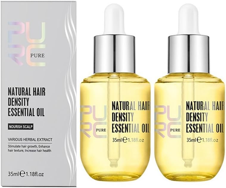"Axnzp Hair Density Essential Oil, 2 Pcs, 1.18 Fl Oz, for Women & Men Improves Dry Damaged Hair and Growth Thin "