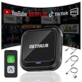 Magic Ai Box Wireless CarPlay Android Auto Adapter GETPAIRR Box 2.0, Dual-Band WiFi, Android 13 System, Plug and Play, Supports 4K Streaming Video, GPS,YouTube, Netflix, TikTok, TF Card, etc.