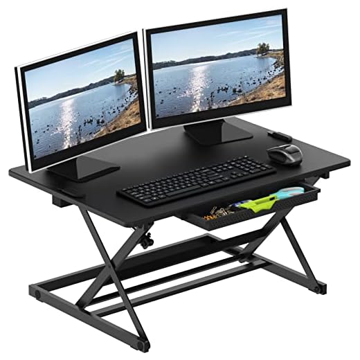 SHW 32-Inch Standing Desk Converter