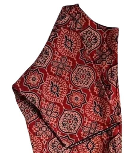 Readymade Ajrakh Cotton Stylish Womens Blouse| Comfortable, Breat...