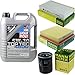 Produktbild QR-PARTS 69369406 Filter Set Inspektionspaket 5 Liter Liqui Moly Motoröl Top Tec 4600 5W-30 MANN-FILTER Innenraumfilter Luftfilter Ölfilter