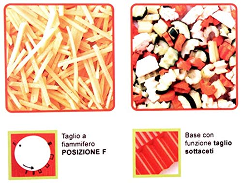 Generico AFFETTATORE Multiuso MANDOLINA 9 Tagli