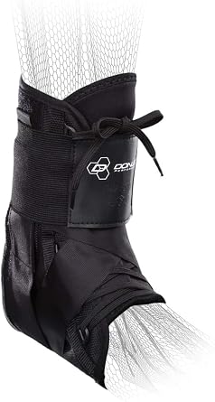 DonJoy Performance Lace-Up Ankle Brace for Sprains, Strains & Instabilities - Lightweight & Breathable with Padded Tongue for Comfort for Athletes and Active Users, Small