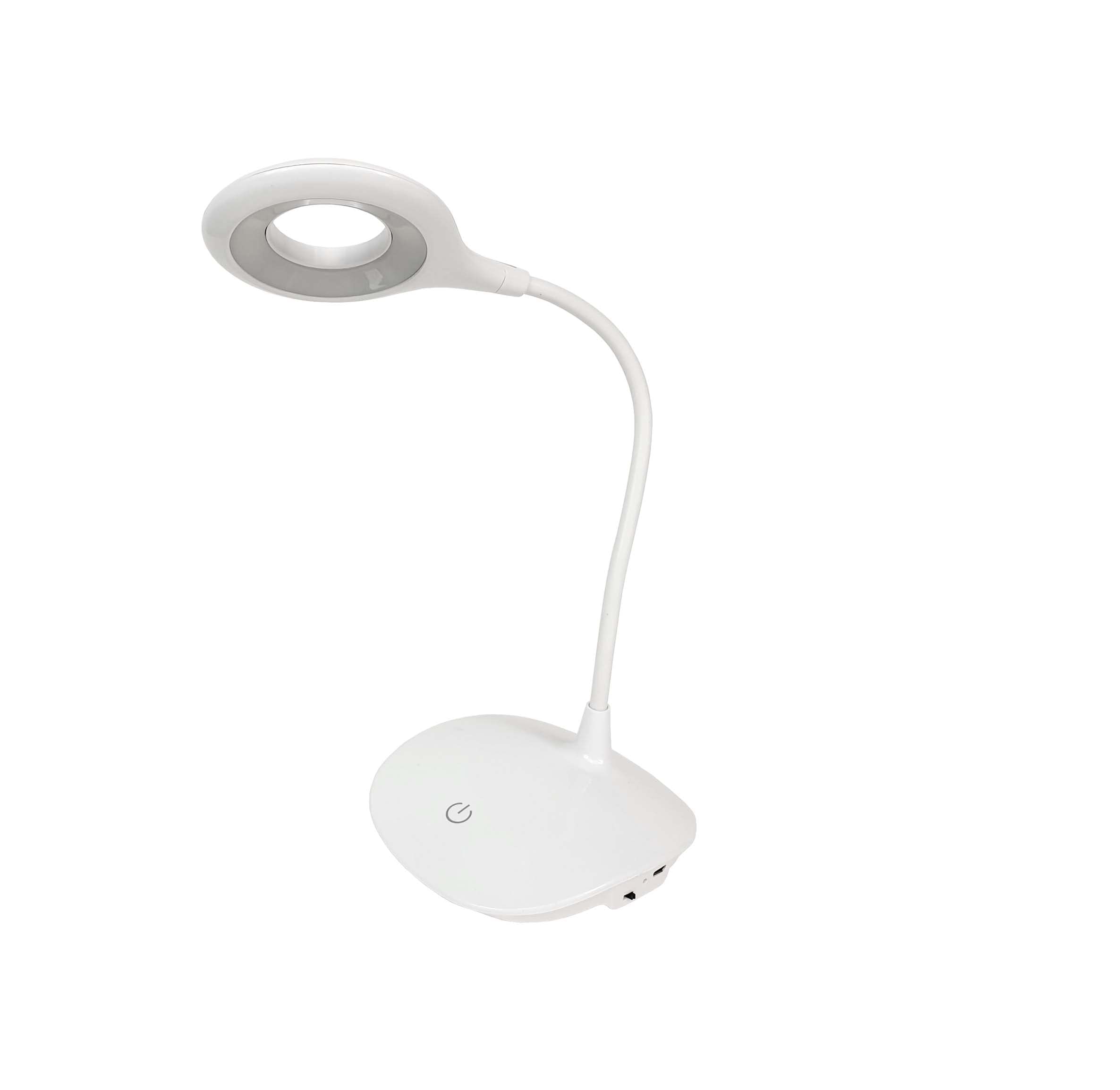 THE SECRET HOME Lámpara de Escritorio Led - Flexo Led para Estudiar, Leer y Trabajar - Lámpara de Mesa Base con o sin Pinza Incorporada- Carga USB (Modelo 17)