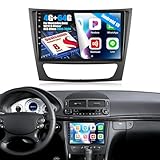 [CarPlay & Android Auto Sans Fil] Autoradio android mercedes benz w211 avec CarPlay et Android Auto, connexion sans fil Bluetooth et WiFi. L'autoradio obtiendra rapidement l'application sur votre téléphone prise en charge par le système actuel, comme le message, la musique, et réalisez la commande vocale comme Siri ou Go-ogle pour utiliser les applications ou contrôler l'autoradio, réduit les problèmes de fonctionnement manuel et améliore la sécurité de conduite.