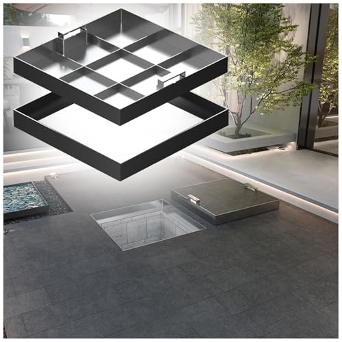 Stainless Steel Invisible Manhole Cover - Recessed Septic Tank Lid