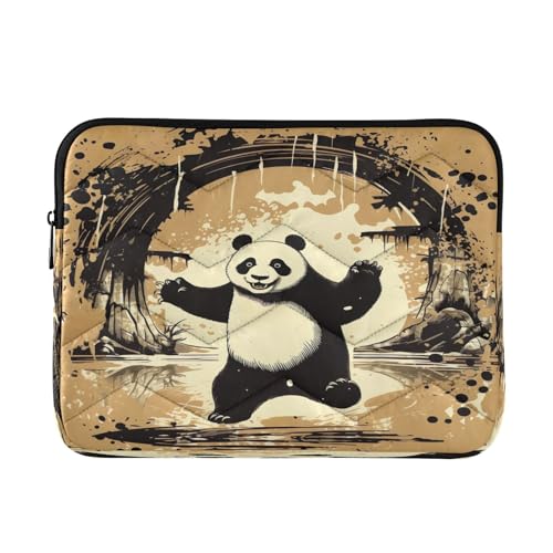 Funda para portátil de 13-14 pulgadas con diseño de panda