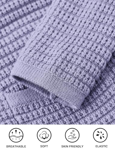 PRETTYGARDEN Women Knit Cardigan Sweaters Fall Fashion Long Sleeve Open Front Button Down Trendy Casual Jacket Winter Clothes