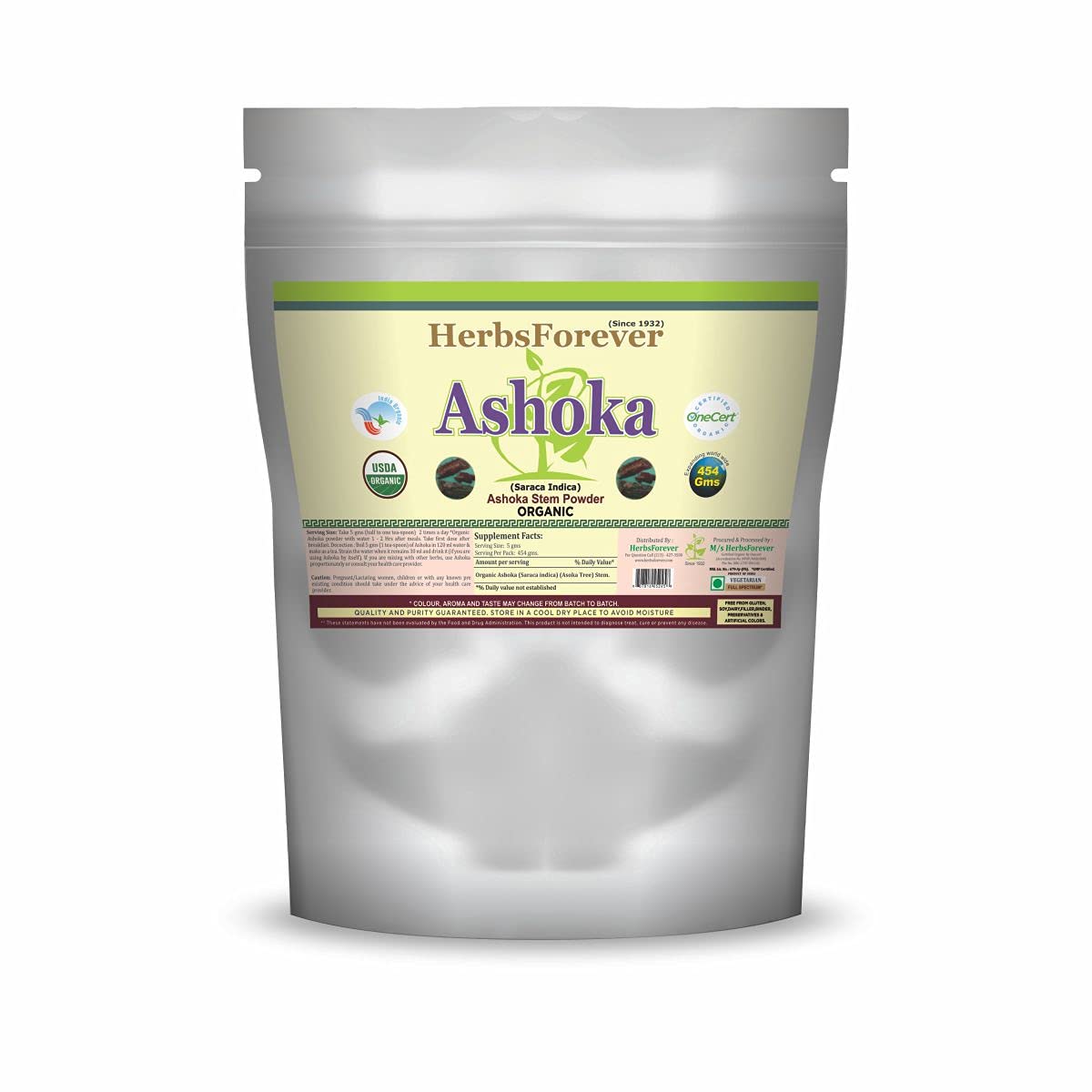 Herbsforever Ashoka Powder (Bark) (Saraca Indica) (Ayurvedic